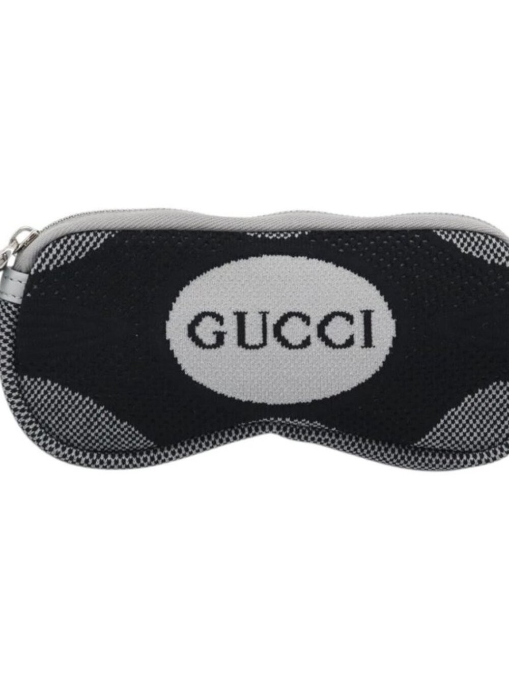 GUCCI Pouch Cotton Black Auth 183090M